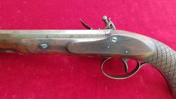 A Fantastic Napoleonic era Flintlock Duelling Pistol, by DURS EGG for sale, REF  8139.